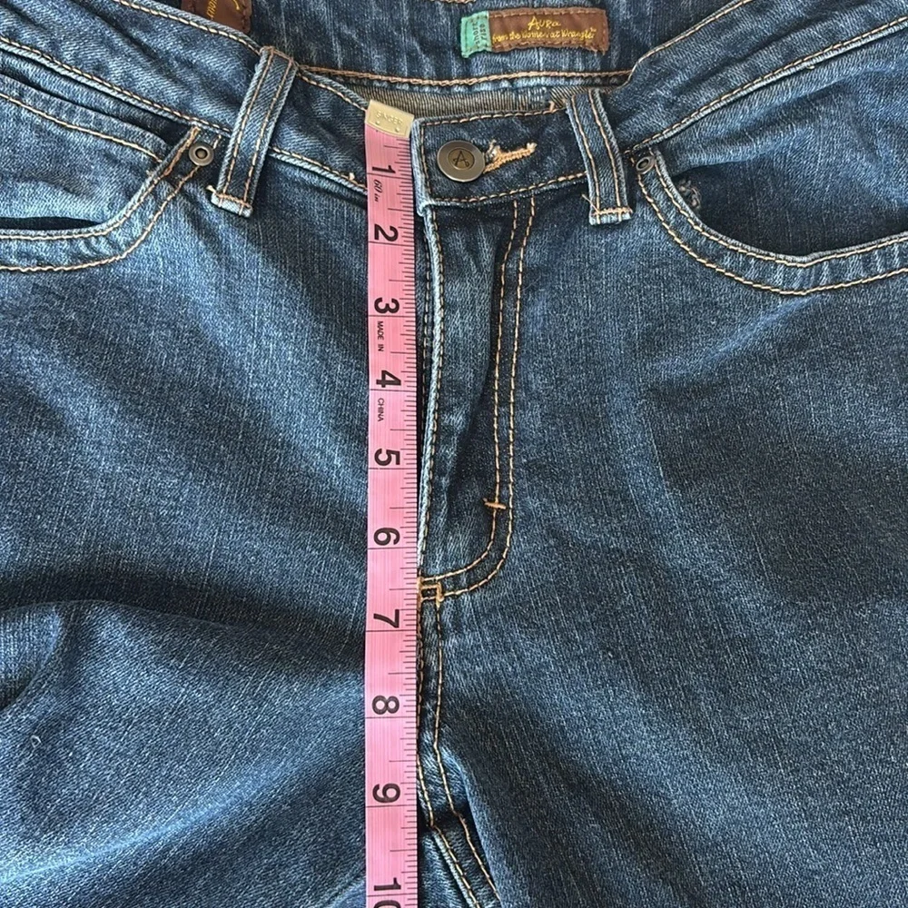 Wrangler Aura Blue Denim Jeans Size 6P Tall